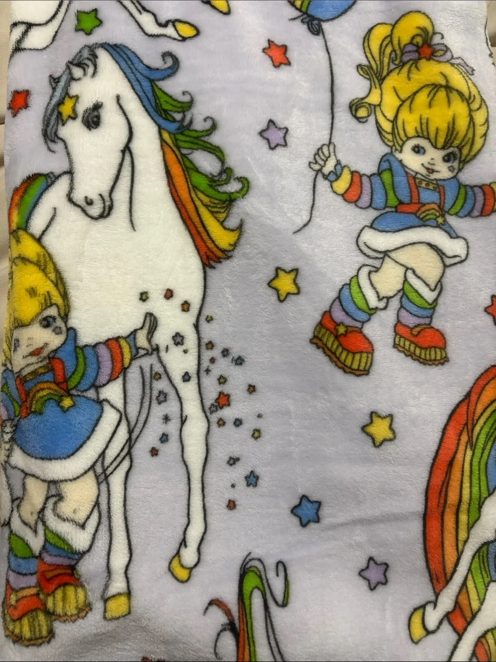 Rainbow Brite Throw Blanket